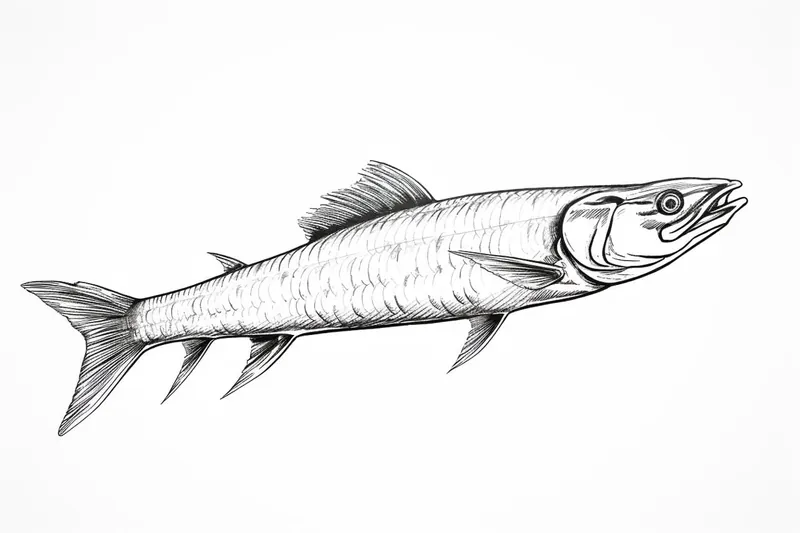 How to Draw a Barracuda