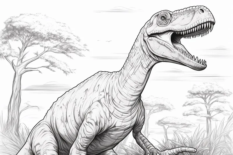 How to Draw a Baryonyx