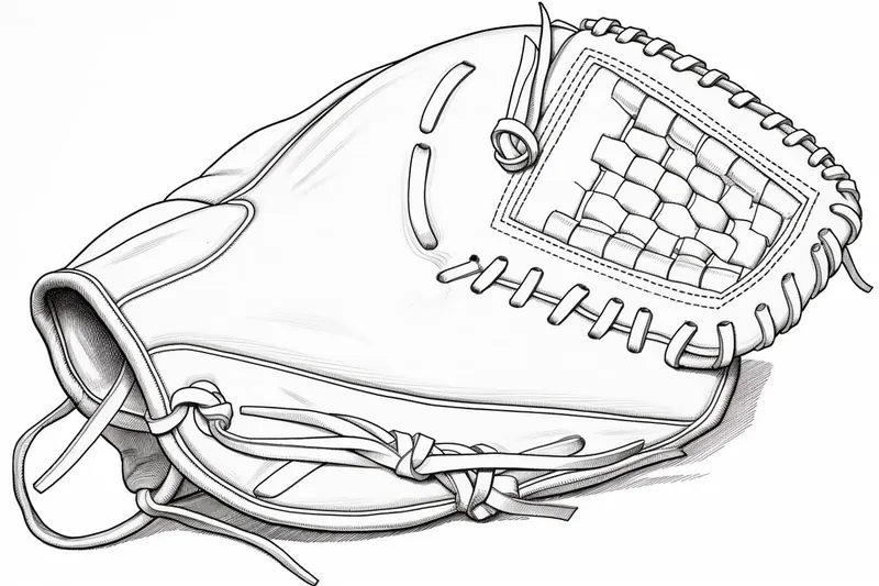 How to Draw a Baseball Glove