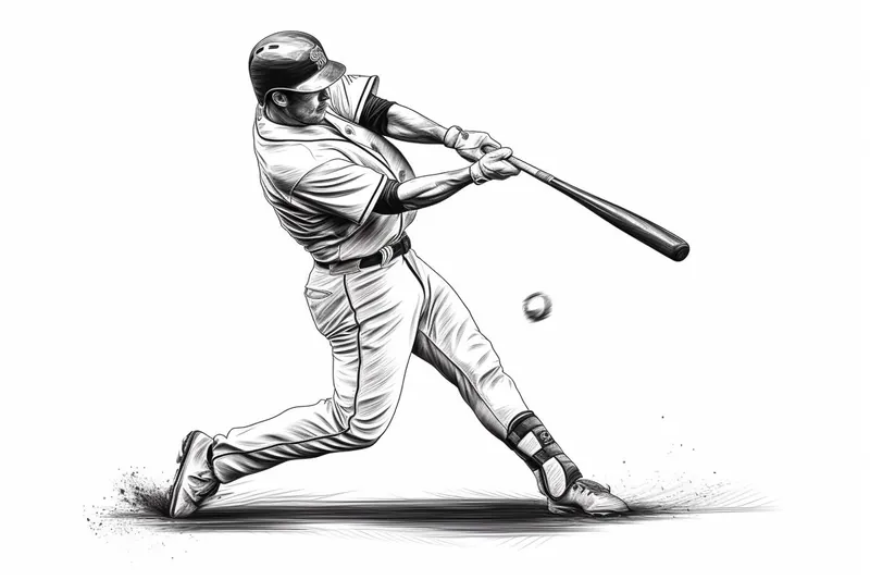 How to Draw a Baseball Player