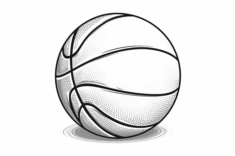 How to Draw a Basketball