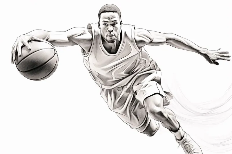 How to Draw a Basketball Player