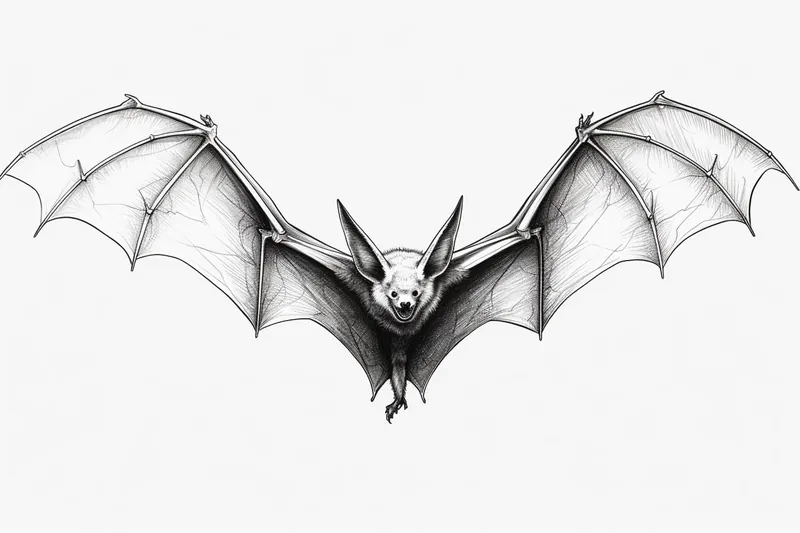 How to Draw a Bat Wing
