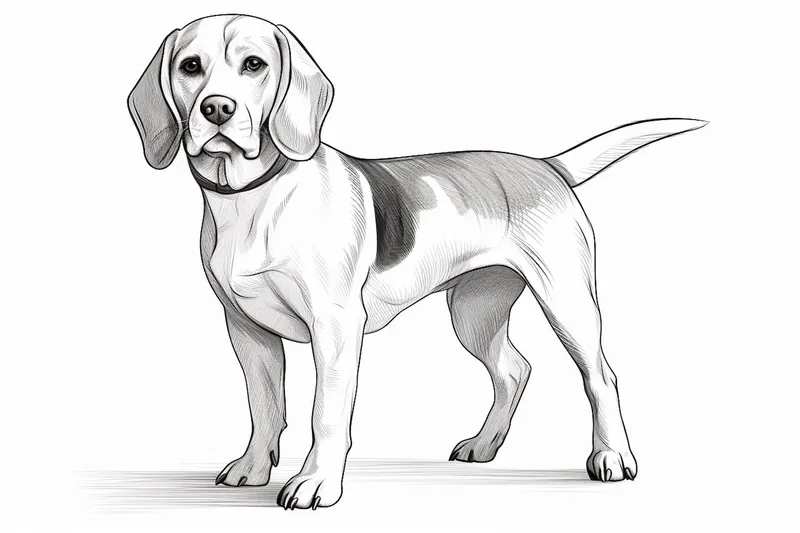 How to Draw a Beagle