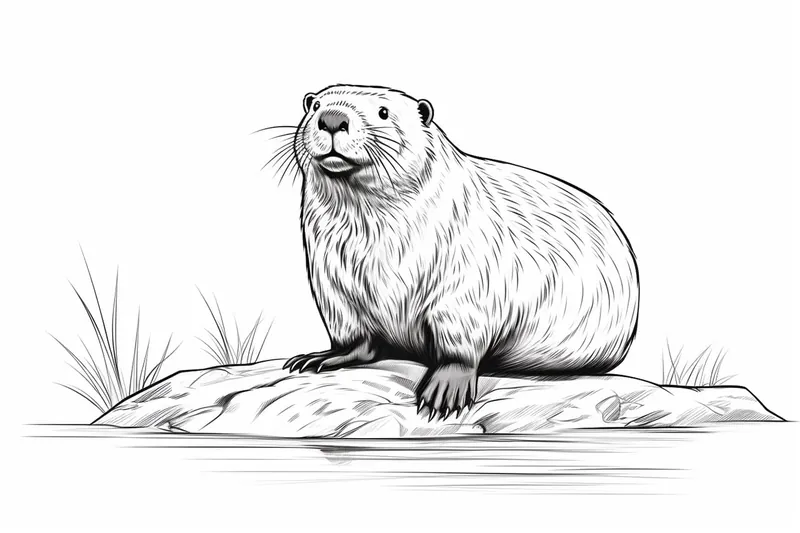 How to Draw a Beaver