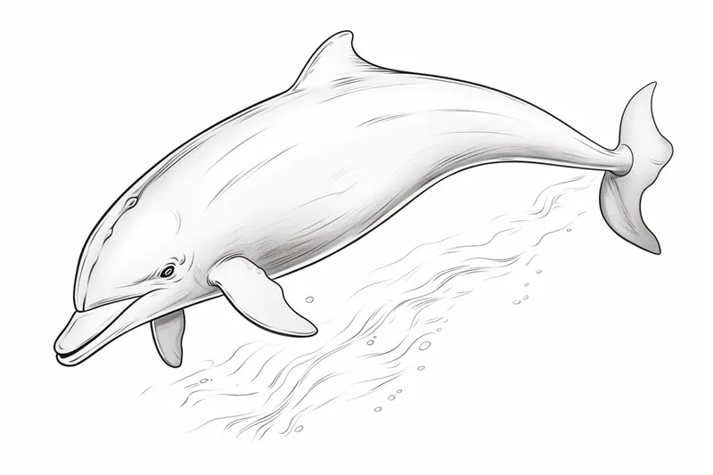 How to Draw a Beluga Whale
