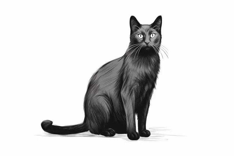 How to Draw a Black Cat