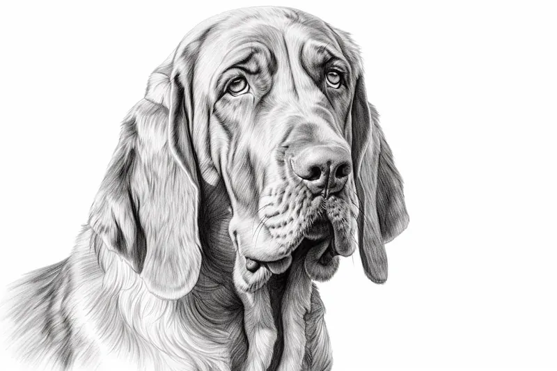 How to Draw a Bloodhound
