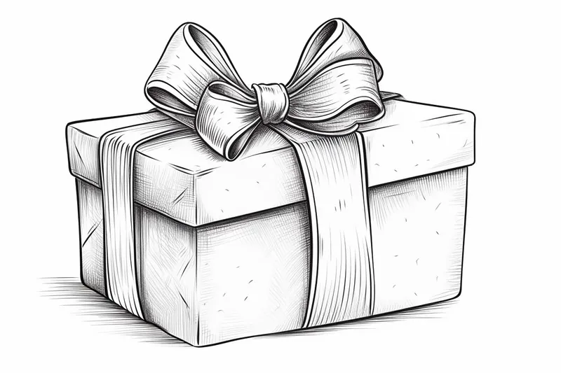 How to Draw a Bow on a Present