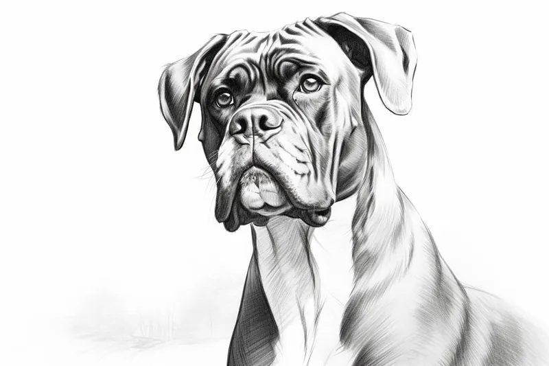 How to Draw a Boxer Dog