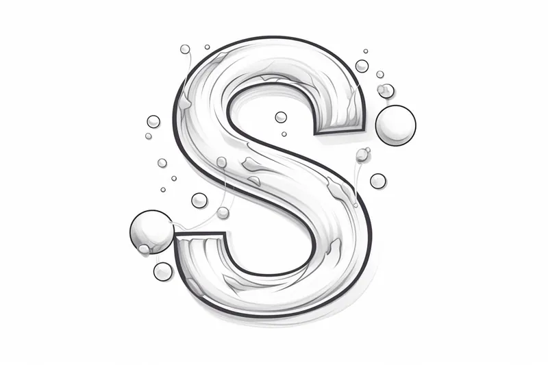 How to Draw a Bubble Letter S
