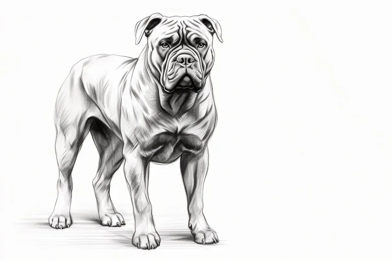 How to Draw a Cane Corso