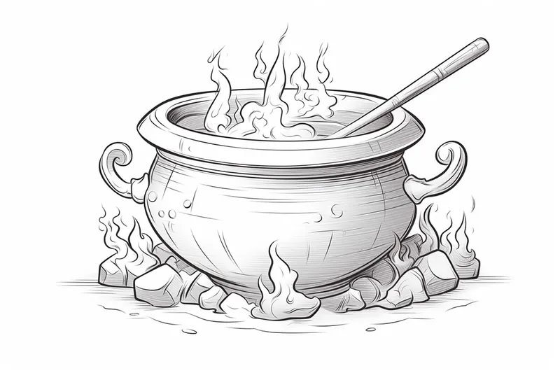 How to Draw a Cauldron