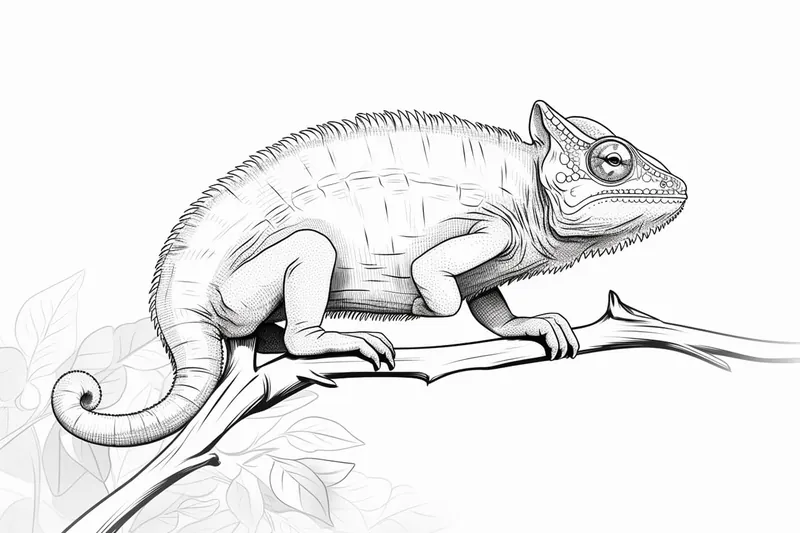 How to Draw a Chameleon