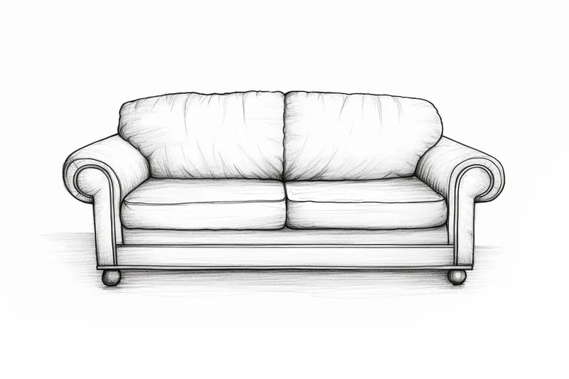 How to Draw a Couch