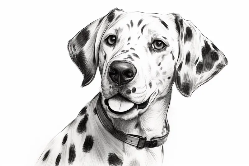 How to Draw a Dalmatian