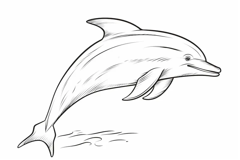 How to Draw a Dolphin