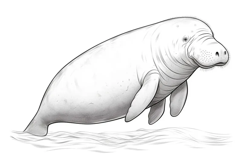 How to Draw a Dugong