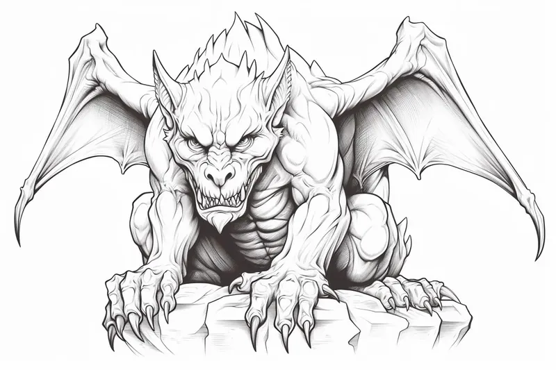 How to Draw a Gargoyle