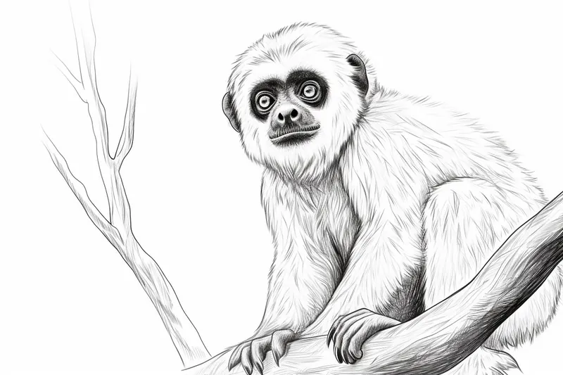 How to Draw a Gibbon
