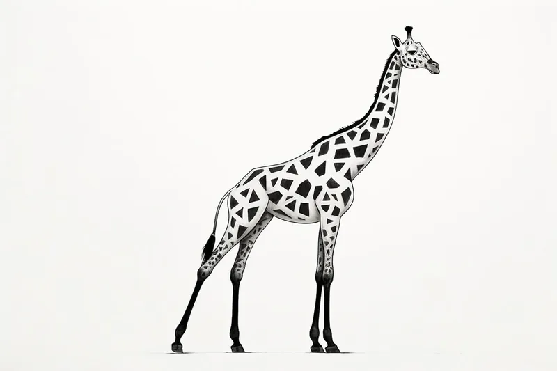 How to Draw a Giraffe Easily