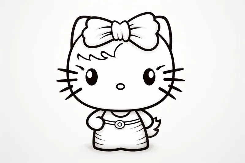 How to Draw a Hello Kitty