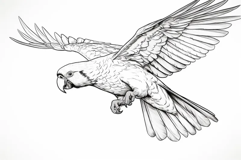 How to Draw a Kakariki Parrot