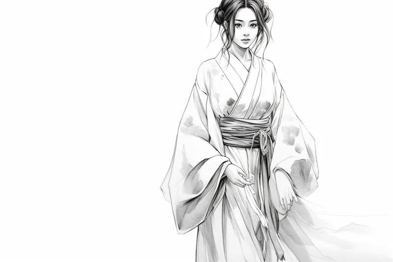 How to Draw a Kimono
