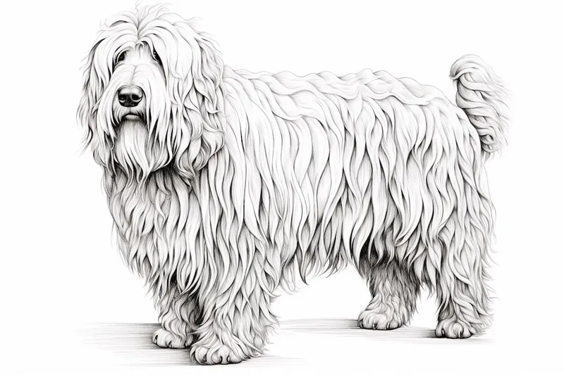 How to Draw a Komondor