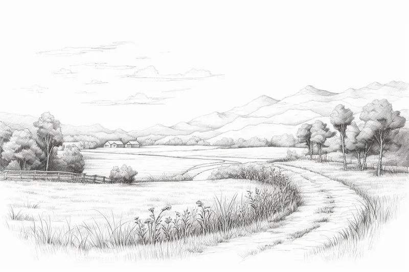 How to Draw a Landscape
