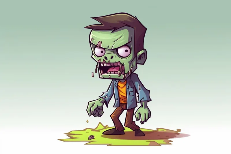 How to Draw a Minecraft Zombie