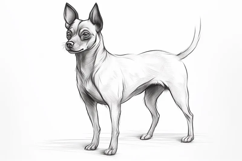 How to Draw a Miniature Pinscher
