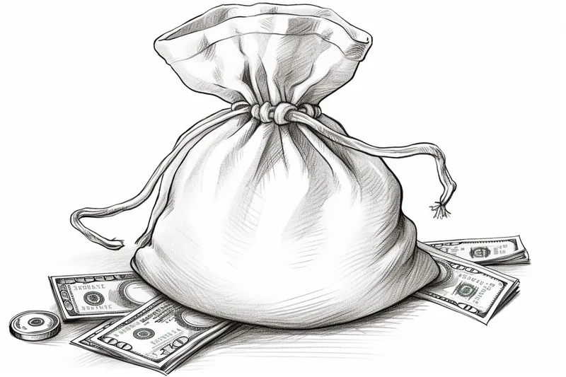 How to Draw a Money Bag