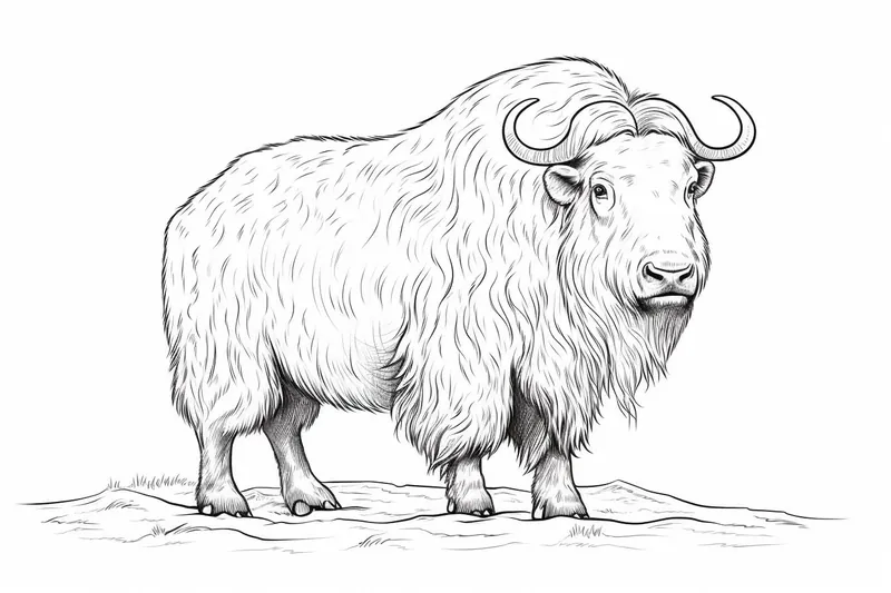 How to Draw a Musk Ox