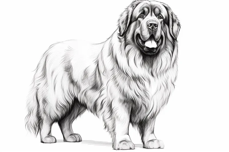 How to Draw a Newfoundland