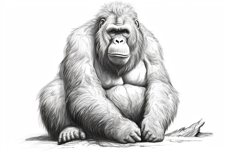How to Draw an Orangutan