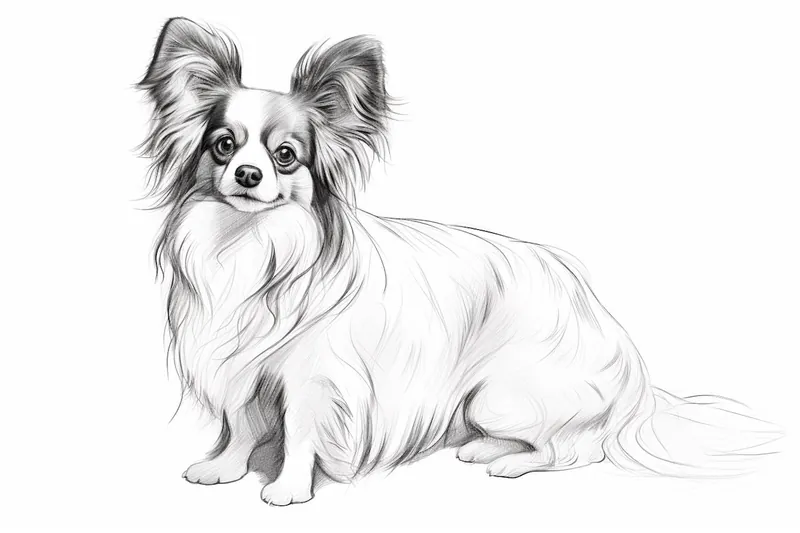 How to Draw a Papillon (Dog)