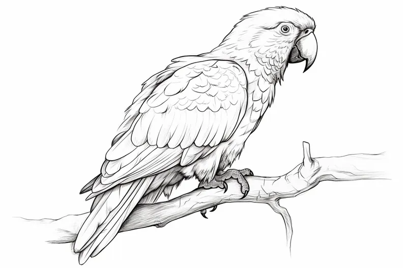 How to Draw a Parrot