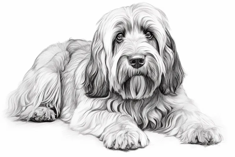 How to Draw a Petit Basset Griffon Vendeen