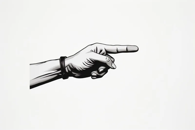 How to Draw a Pointing Finger
