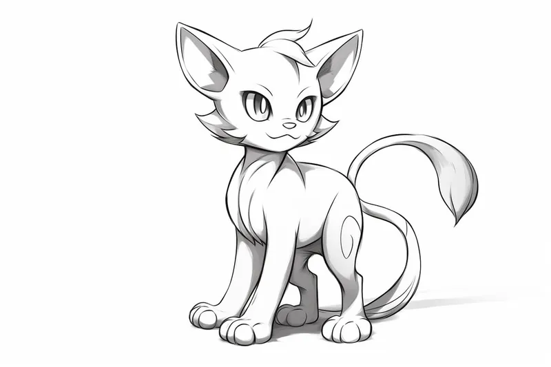 How to Draw a Pokemon Mew