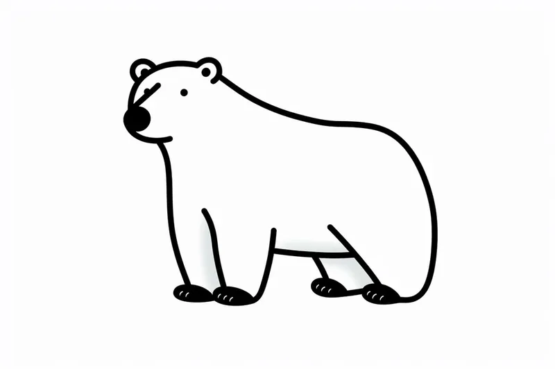 How to Draw a Polar Bear