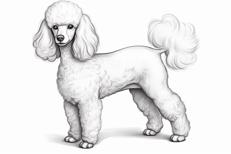 How to Draw a Poodle