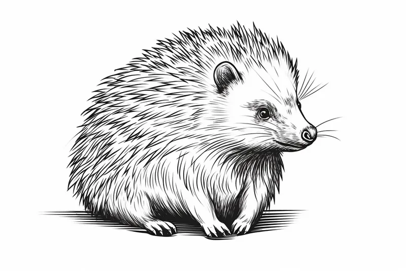 How to Draw a Porcupine