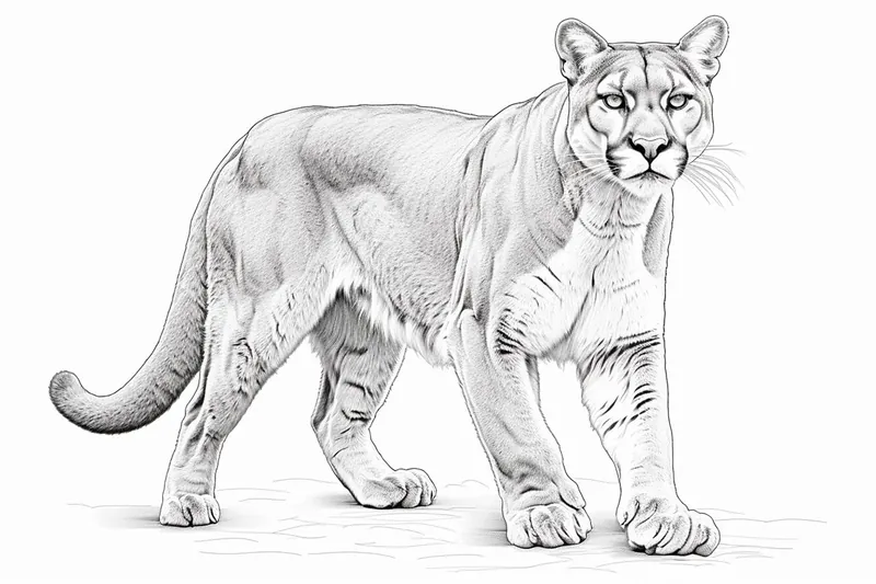 How to Draw a Puma