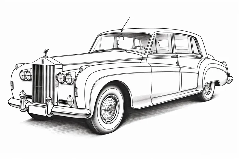 How to Draw a Rolls Royce