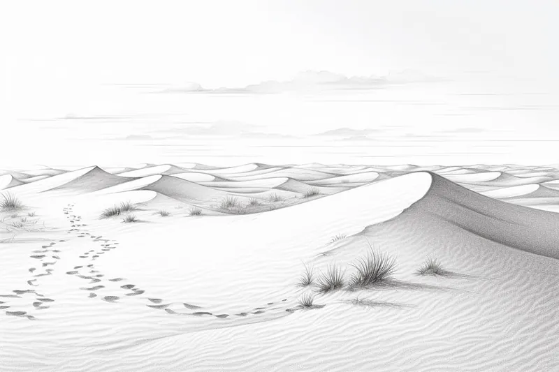 How to Draw a Sand Dune