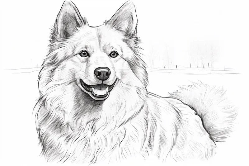 How to Draw a Schipperke