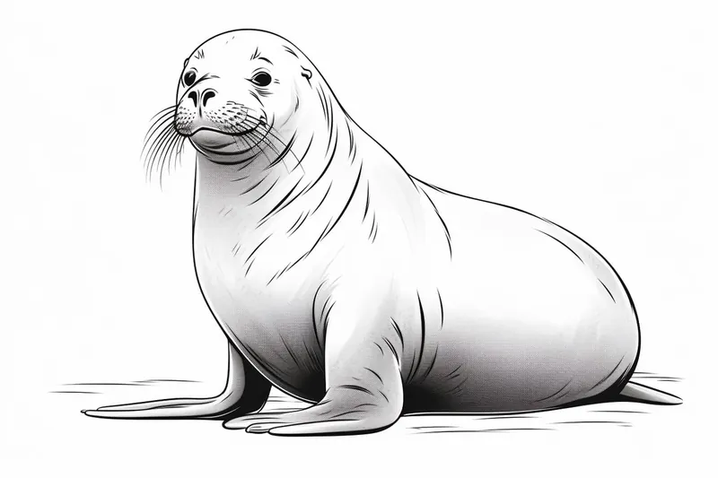 How to Draw a Sea Lion