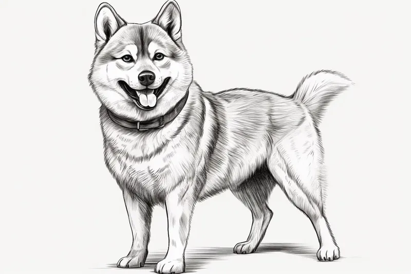 How to Draw a Shiba Inu